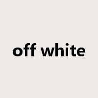 off white是什么意思