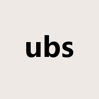 ubs是什么意思