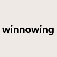 winnowing是什么意思