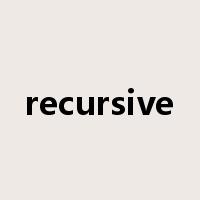 recursive是什么意思
