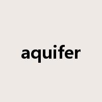 aquifer是什么意思