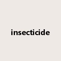insecticide是什么意思