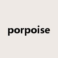porpoise是什么意思