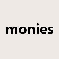 monies是什么意思