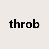 throb是什么意思
