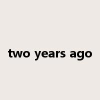 two years ago是什么意思