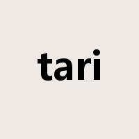 tari是什么意思