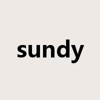 sundy是什么意思