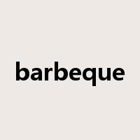 barbeque是什么意思