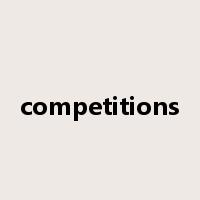 competitions是什么意思