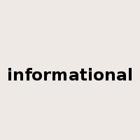 informational是什么意思