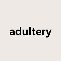 adultery是什么意思