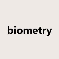 biometry是什么意思