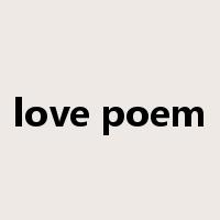 love poem是什么意思