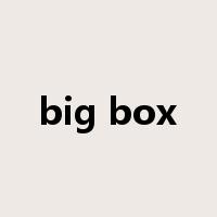 big box是什么意思