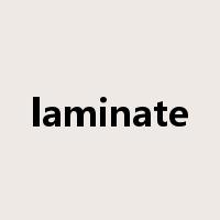 laminate是什么意思