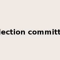 selection committee是什么意思