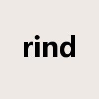 rind是什么意思