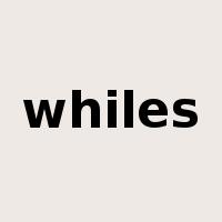 whiles是什么意思