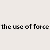 the use of force是什么意思