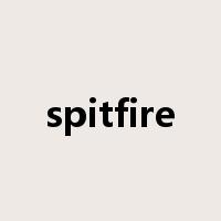 spitfire是什么意思