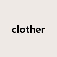 clother是什么意思