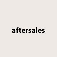 aftersales是什么意思