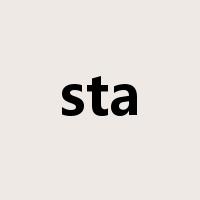 sta是什么意思