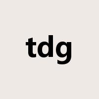 tdg是什么意思