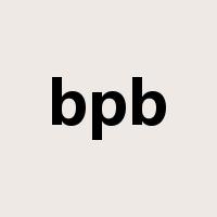 bpb是什么意思