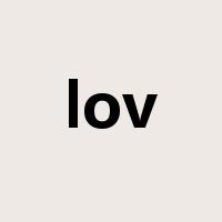 lov是什么意思