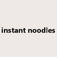 instant noodles是什么意思