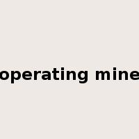 operating mine是什么意思
