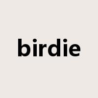 birdie是什么意思