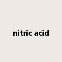 nitric acid是什么意思