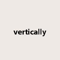 vertically是什么意思