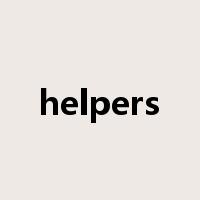 helpers是什么意思