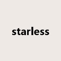 starless是什么意思