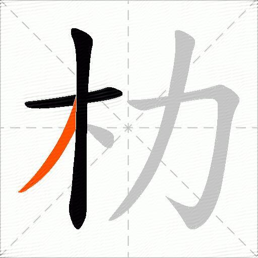 朸