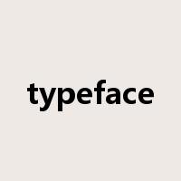 typeface是什么意思