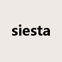 siesta是什么意思