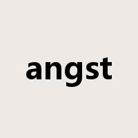 angst是什么意思
