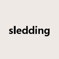 sledding是什么意思