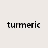turmeric是什么意思