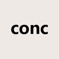 conc是什么意思