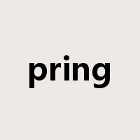 pring是什么意思