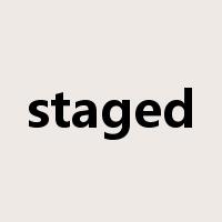 staged是什么意思