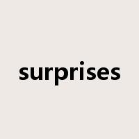 surprises是什么意思