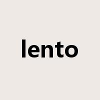 lento是什么意思