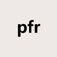 pfr是什么意思